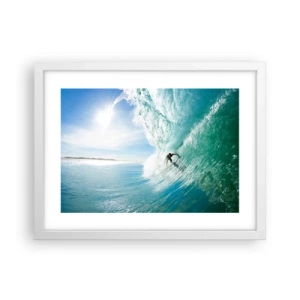 Plakát v bílém rámu - Vždy na povrchu - 40x30 cm