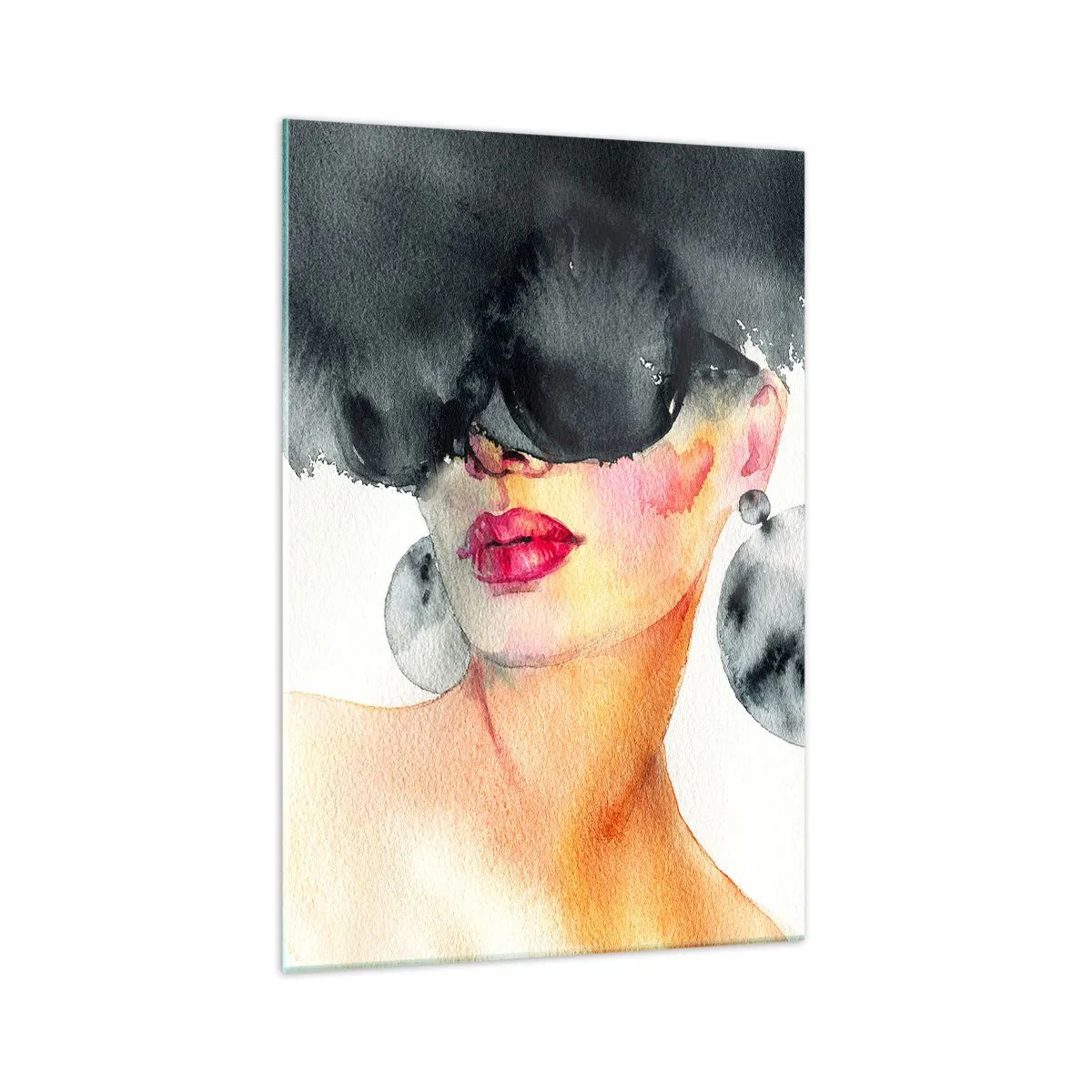 Obraz na skle - Tajemství elegance - 70x100 cm