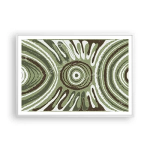 Plakát v bílém rámu - Exploze emocí - 100x70 cm