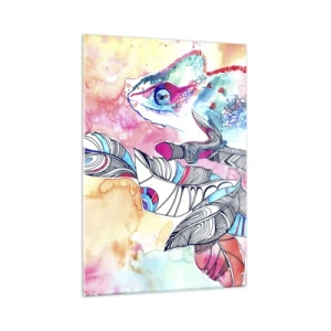 Obraz na skle - Barevný jako náš svět - 50x70 cm