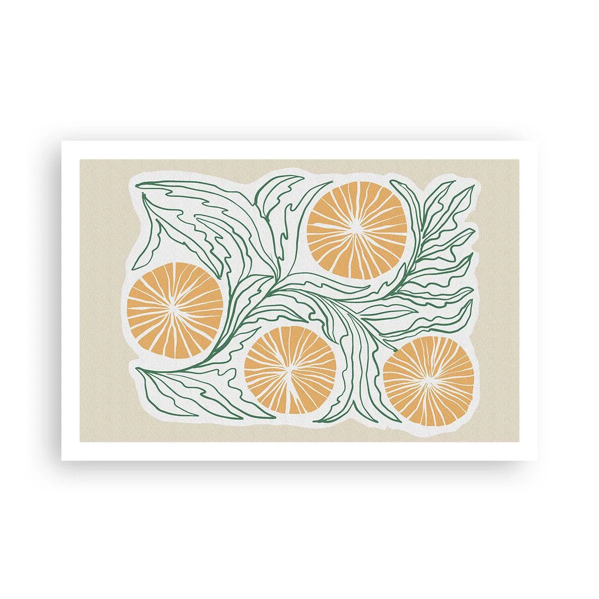 Plakát - Etnický s abstraktním nádechem - 91x61 cm