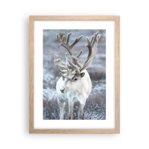 Plakát v rámu světlý dub - Sluneční portrét - 30x40 cm