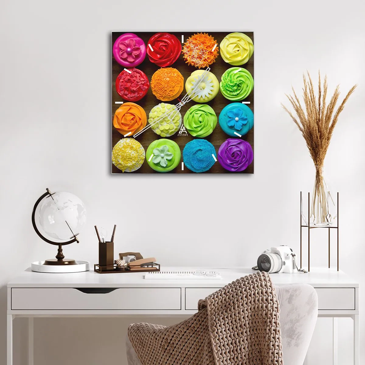 Nástěnné hodiny - Každé jiné - všechny skvělé - 40x40 cm