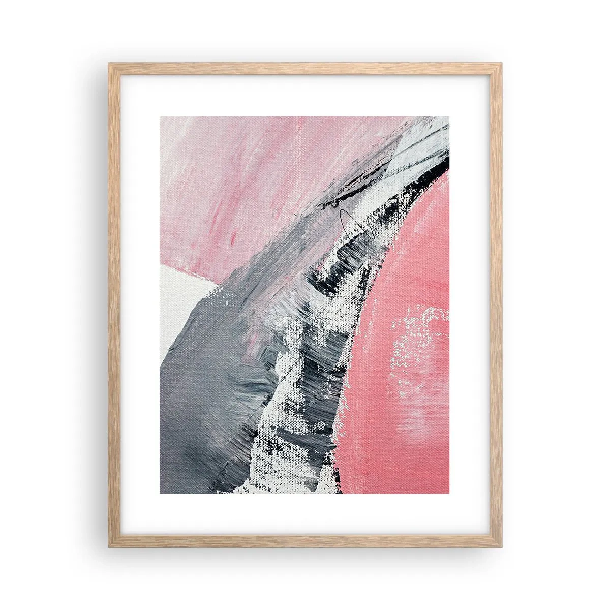 Plakát v rámu světlý dub - Sladěná kompozice - 40x50 cm