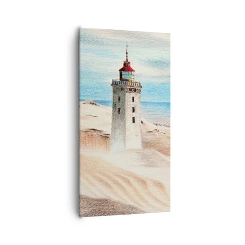 Obraz na plátně - Vždy hledí na moře - 65x120 cm