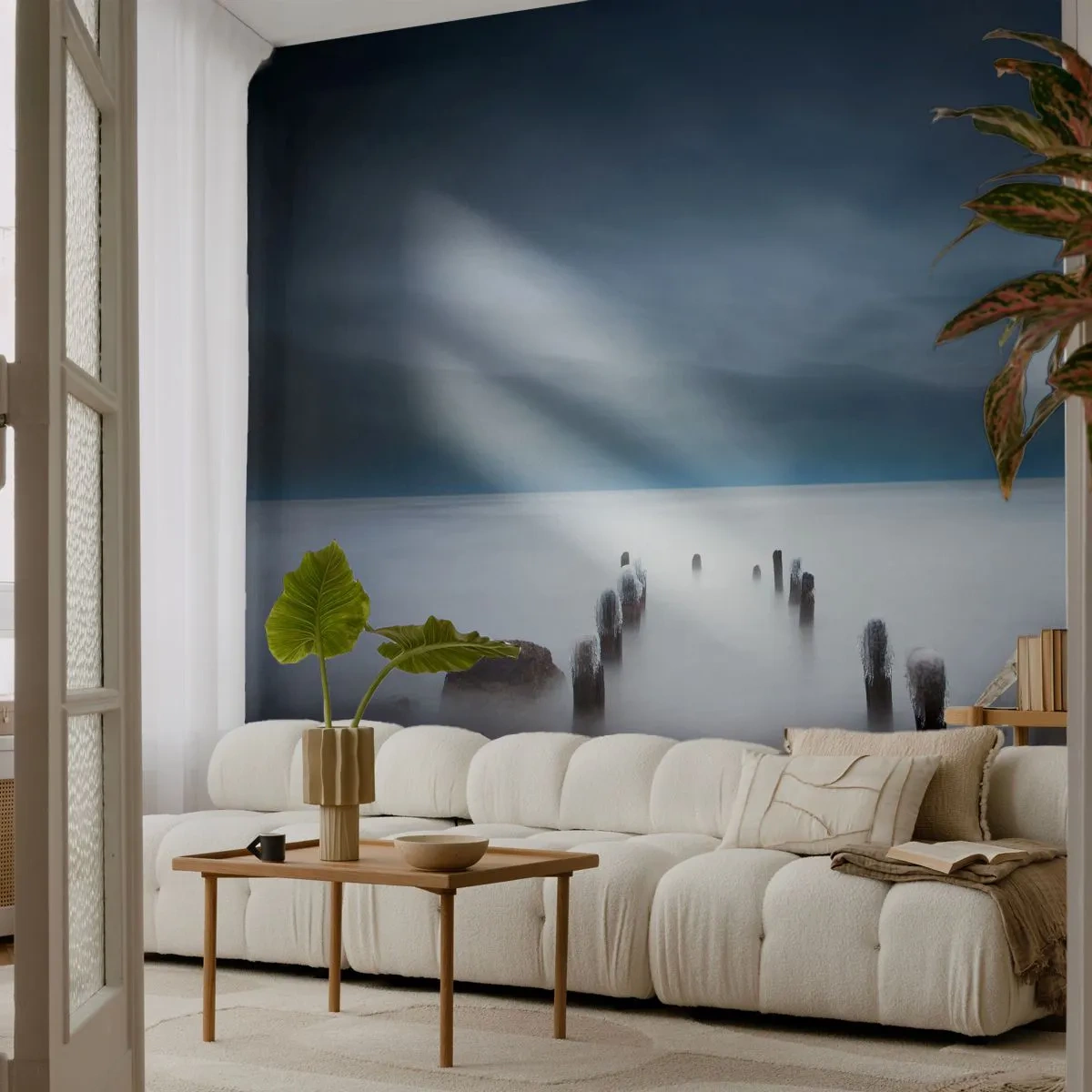 Fototapeta Premium Canvas - Zamyšlené jezero - Krajina, Moře, jezero - 400x280 cm