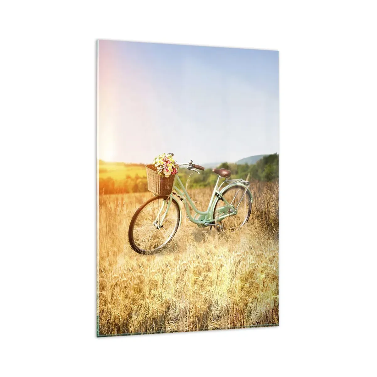 Obraz na skle - Chvíli tu zůstanu - 80x120 cm