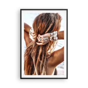 Plakát v černém rámu - Sestra vody a slunce - 61x91 cm