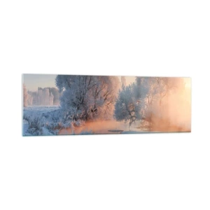 Obraz na skle - Vše se leskne ve slunečním krystalu - 160x50 cm