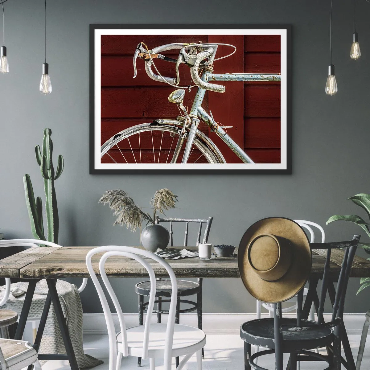 Plakát v černém rámu - Stvořený pro vítězství - 70x50 cm