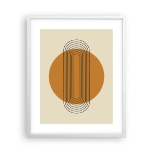 Plakát v bílém rámu - Dokonalý plán - 40x50 cm