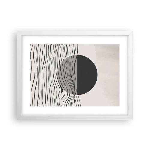 Plakát v bílém rámu - Poloviční kompozice - 40x30 cm