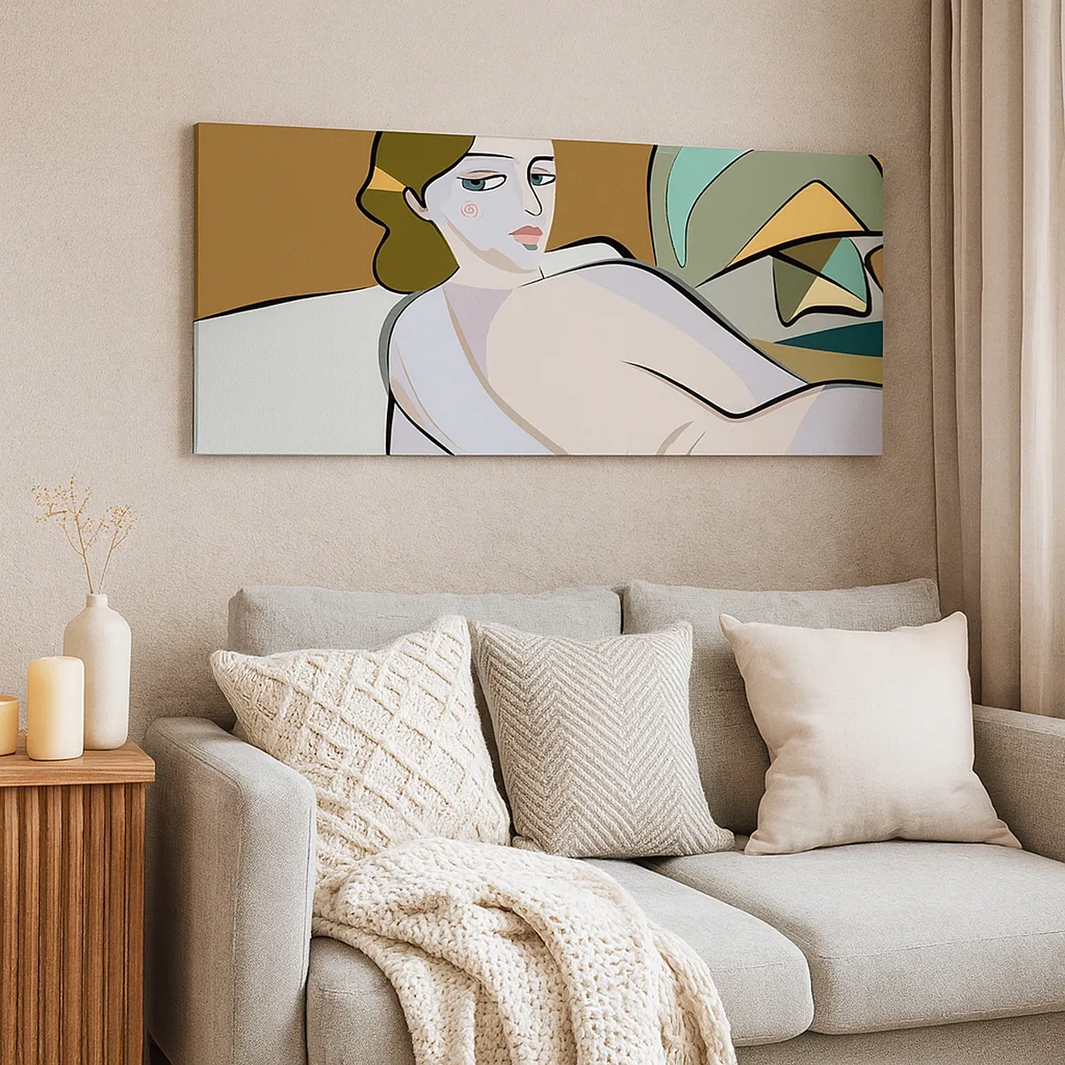 Obraz na plátně - Intimní portrét - 30x30 cm