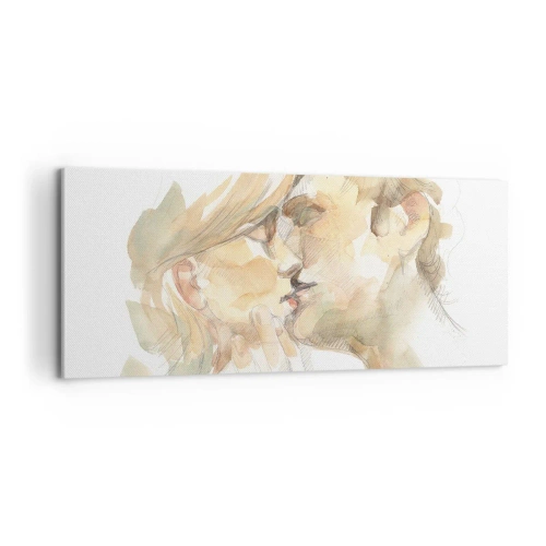 Obraz na plátně - Nalezena polovina? - 100x40 cm
