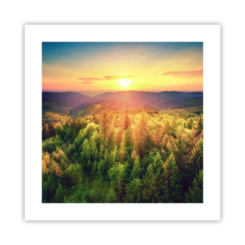 Plakát - Vrcholky a vrcholy - 40x40 cm