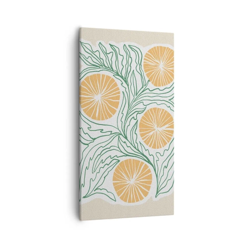 Obraz na plátně - Etnický s abstraktním nádechem - 55x100 cm