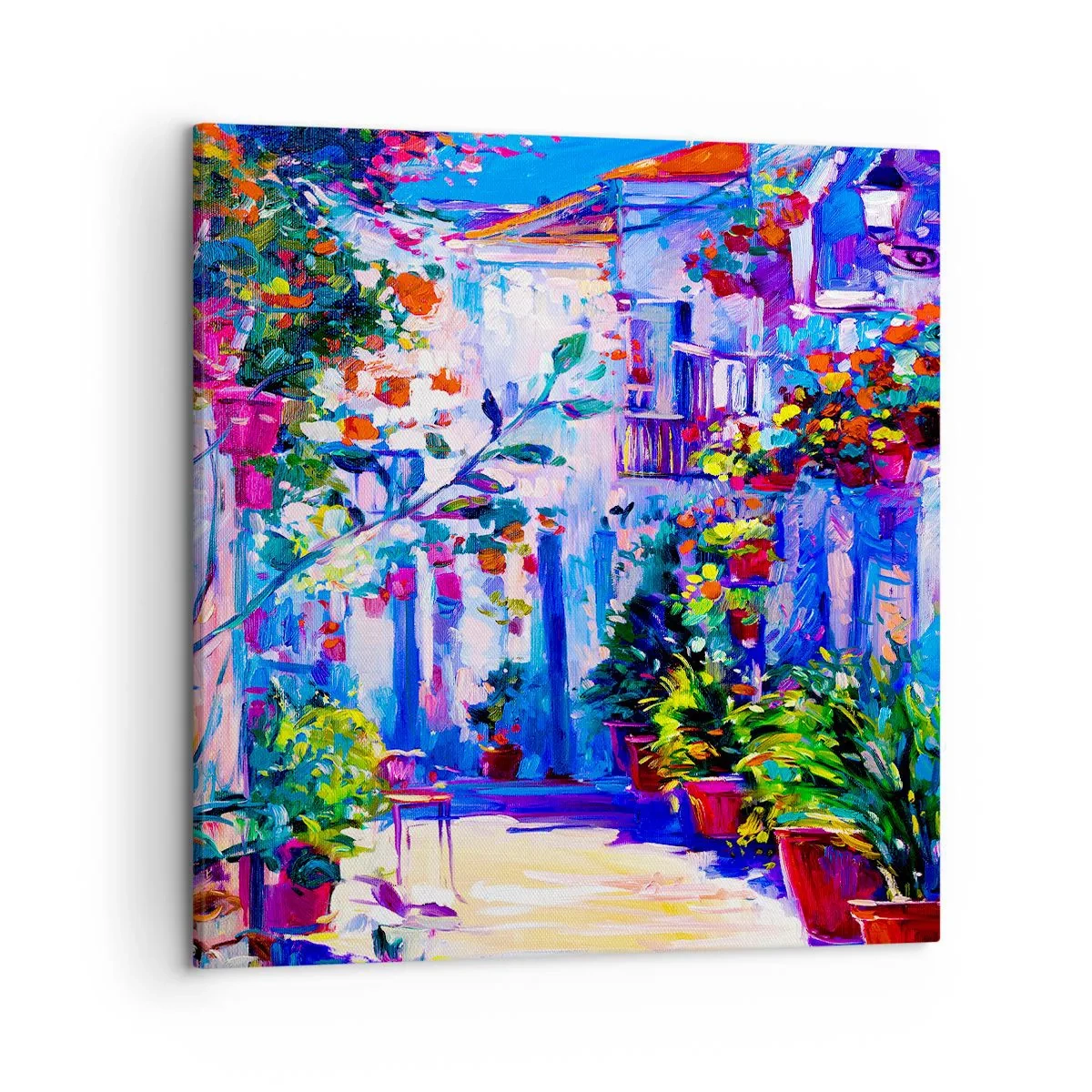 Obraz na plátně - Imprese - italská ulička - 50x50 cm