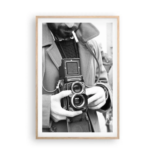 Plakát v rámu světlý dub - V retro stylu - 61x91 cm