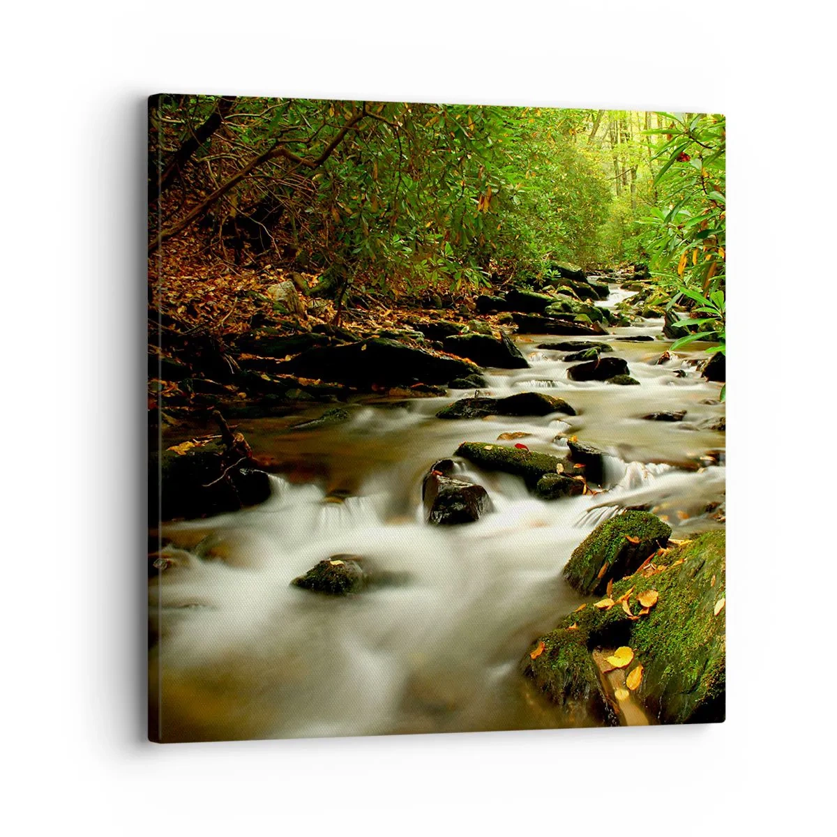 Obraz na plátně - Jako tekuté stříbro - 30x30 cm