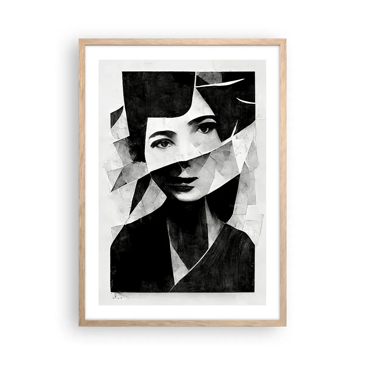 Plakát v rámu světlý dub - Něco o tobě… - 50x70 cm