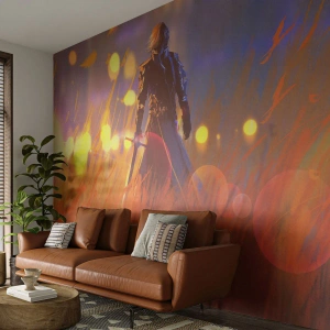 Fototapeta Premium Canvas - Bludný rytíř - Abstrakce, Fantazie, Bojovník - 400x280 cm