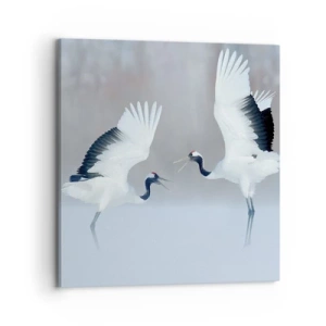 Obraz na plátně - Tanec v mlze - 70x70 cm