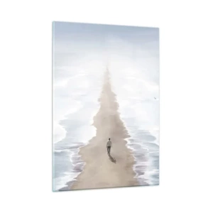 Obraz na skle - Světlá budoucnost - 50x70 cm