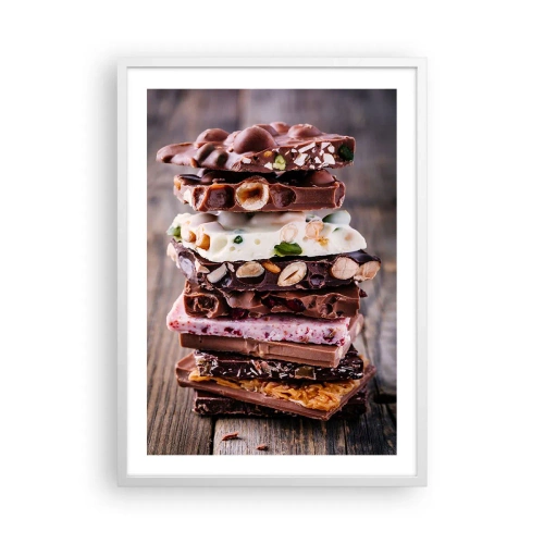 Plakát v bílém rámu - Rozkošná perspektiva - 50x70 cm