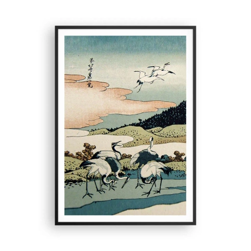 Plakát v černém rámu - V japonském duchu - 70x100 cm