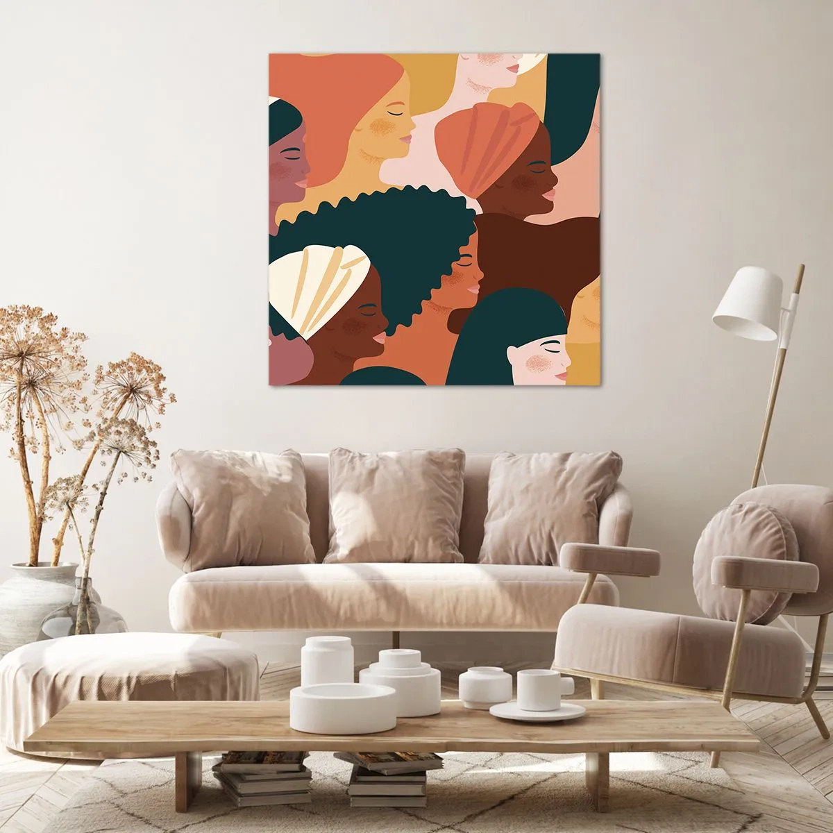 Obraz na plátně - Pouze ženskost - 60x60 cm