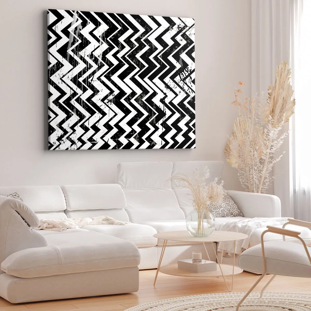 Obraz na plátně - Cik-bílé, cik-černé - 100x70 cm