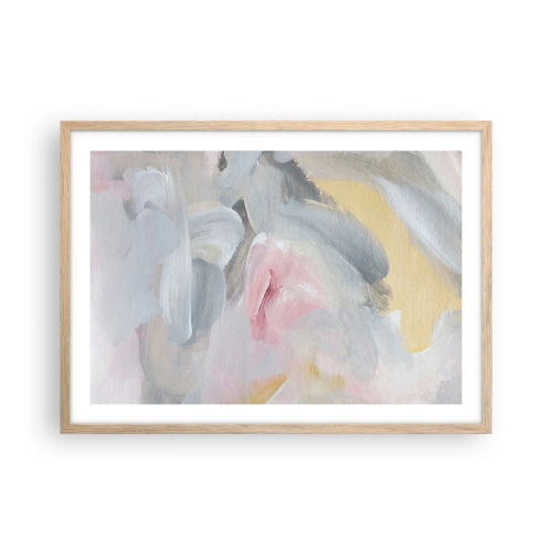 Plakát v rámu světlý dub - V pastelovém světě - 70x50 cm