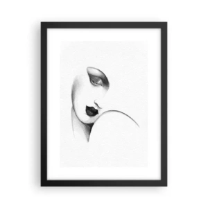 Plakát v černém rámu - Ve stylu Lempické - 30x40 cm