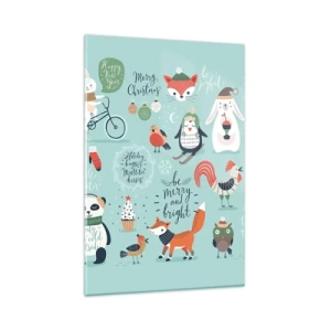 Obraz na skle - Ať jsou vždy Vánoce! - 80x120 cm