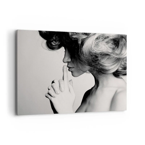 Obraz na plátně - Zahleděná do sebe - 120x80 cm