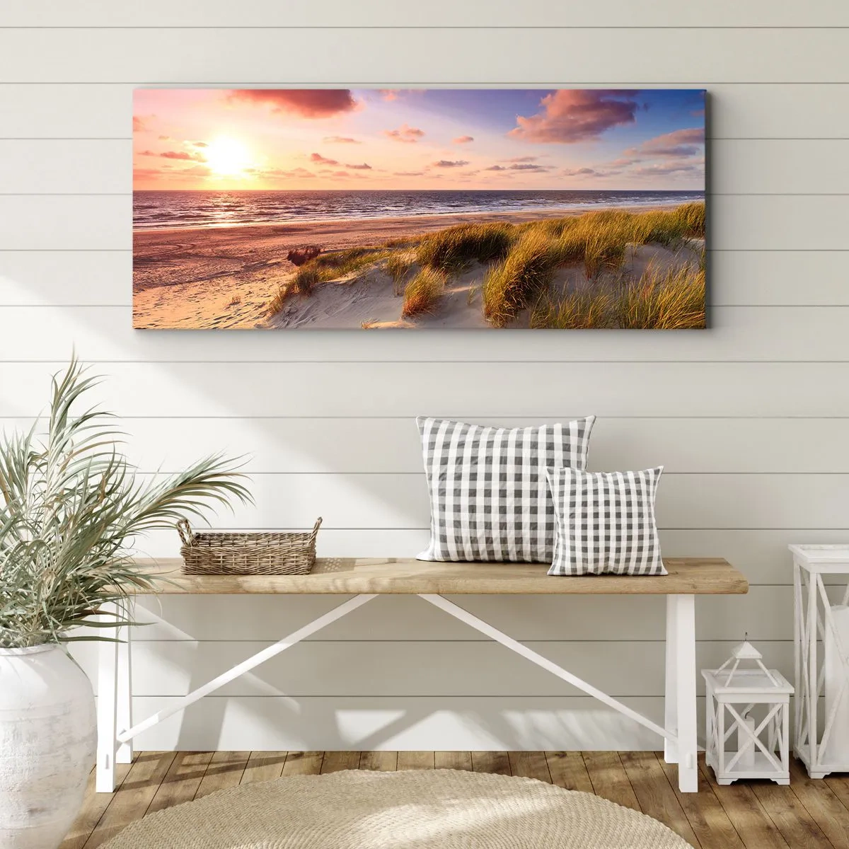 Obraz na plátně - Už v létě voní vzduch - 100x40 cm