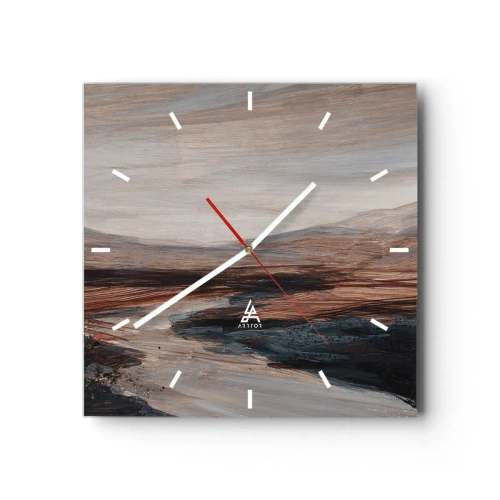 Nástěnné hodiny -  Klidné údolí - 30x30 cm