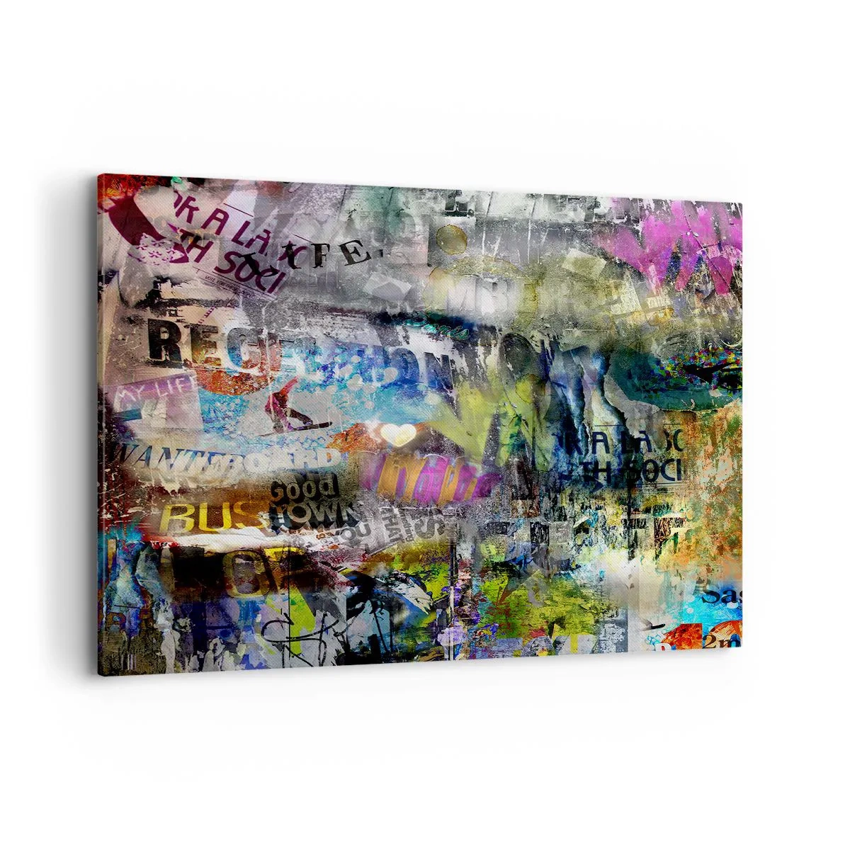 Obraz na plátně - Koláž vzpomínek - 120x80 cm