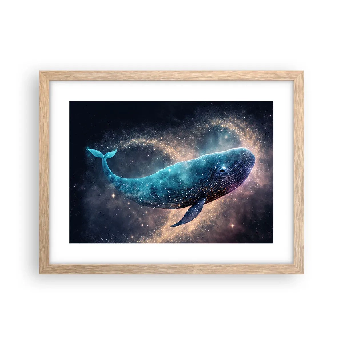 Plakát v rámu světlý dub - Je takový svět… - 40x30 cm