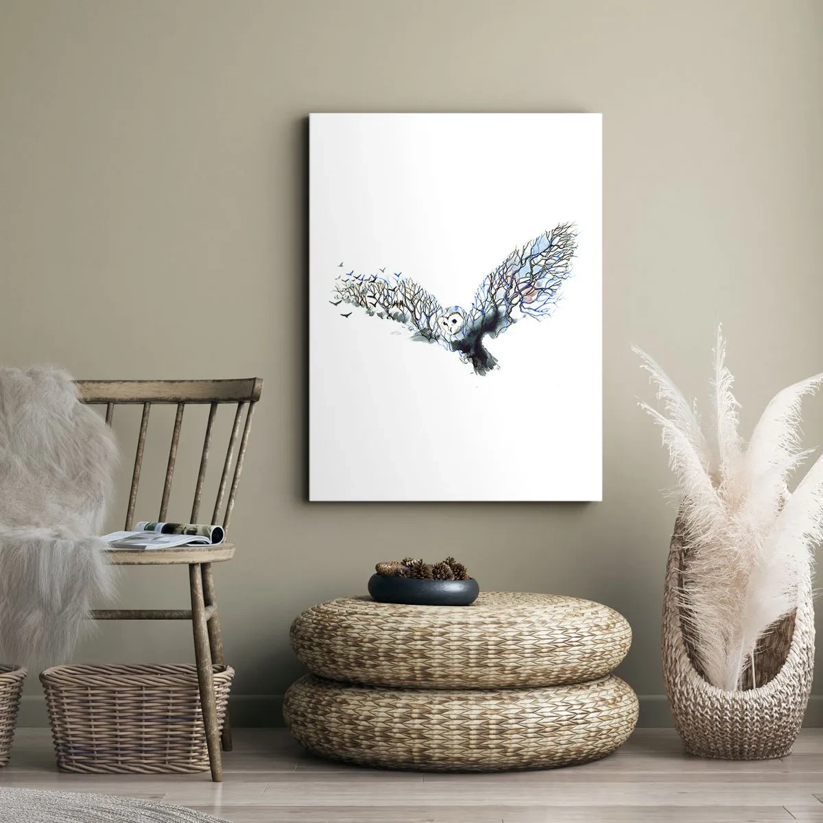 Obraz na plátně - Na křídlech lesa - 50x70 cm