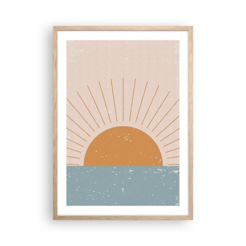 Plakát v rámu světlý dub - Každodenní zázrak - 50x70 cm