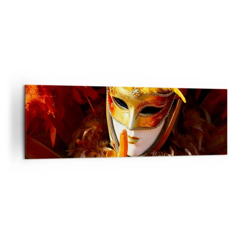 Obraz na plátně - Tajemství je částí hry - 160x50 cm