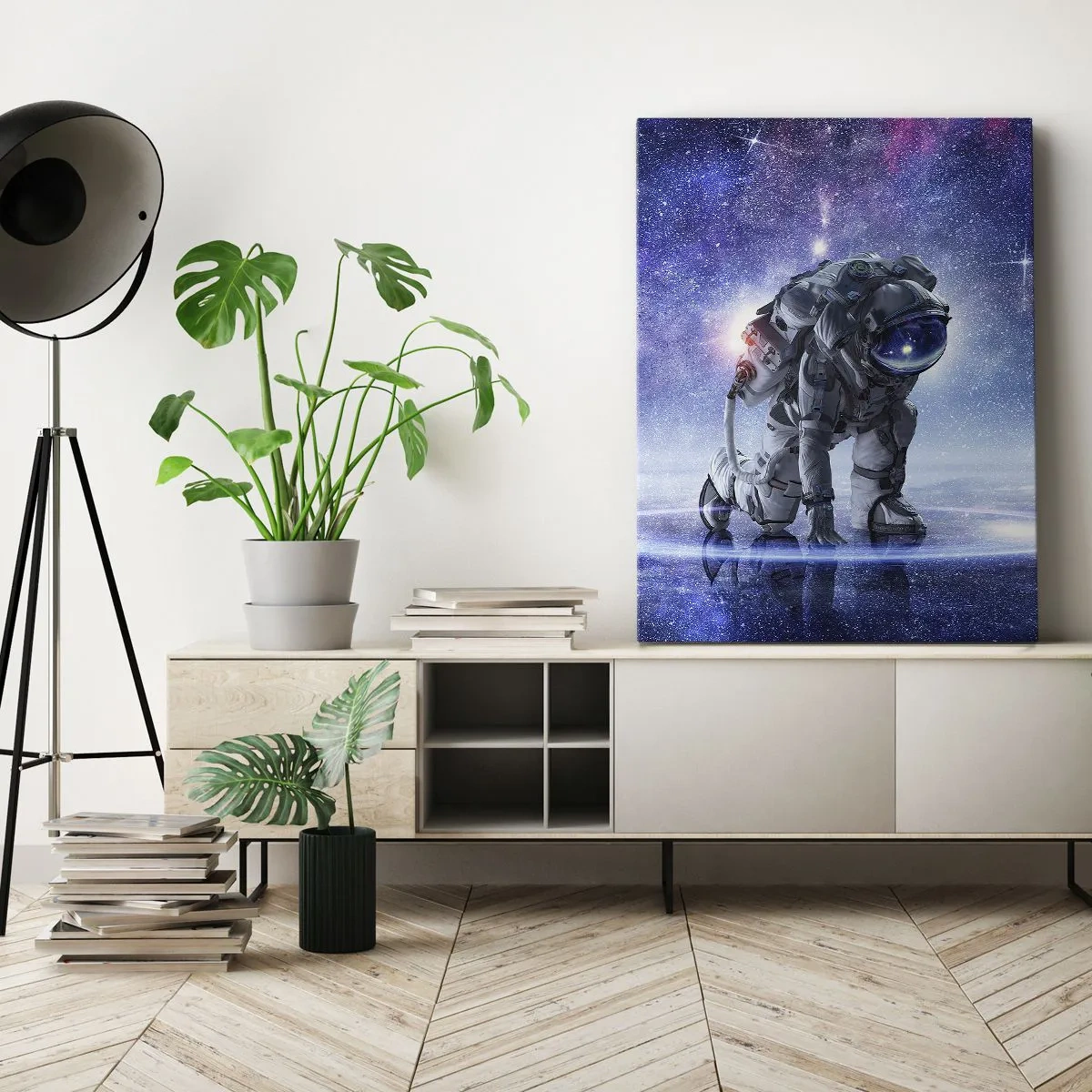 Obraz na plátně - Hvězdné nebe nade mnou - 50x70 cm