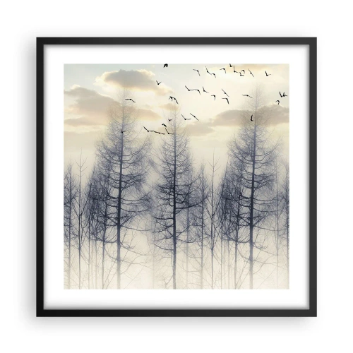 Plakát v černém rámu - Duchové lesa - 50x50 cm