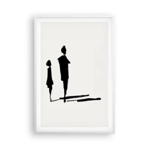 Plakát v bílém rámu - Určitě spolu? - 61x91 cm