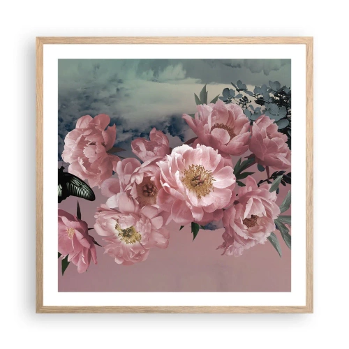 Plakát v rámu světlý dub - Vrchol romantismu - 60x60 cm