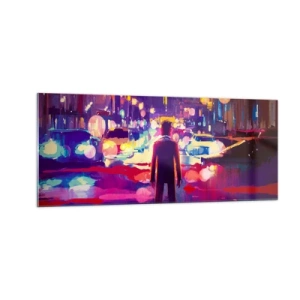 Obraz na skle - Ponořený do světla - 100x40 cm