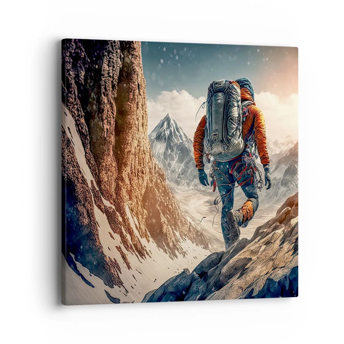 Obraz na plátně - Osamělý bojovník - 40x40 cm