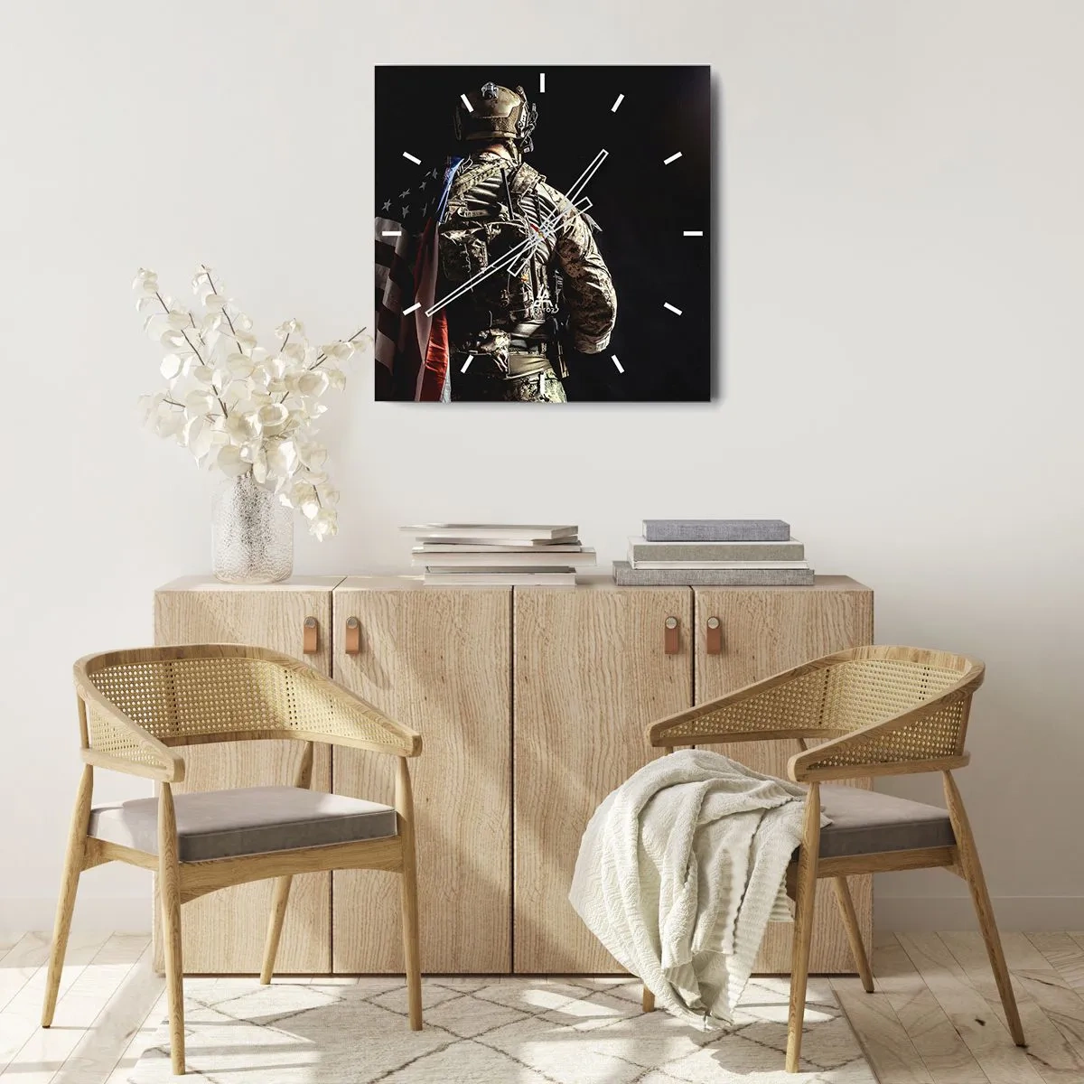 Nástěnné hodiny - Právě proto - 40x40 cm