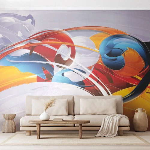 Fototapeta Samolepicí Deluxe Sticker - Tanec živlů - Abstrakce, Kus, Grafika - 250x175 cm